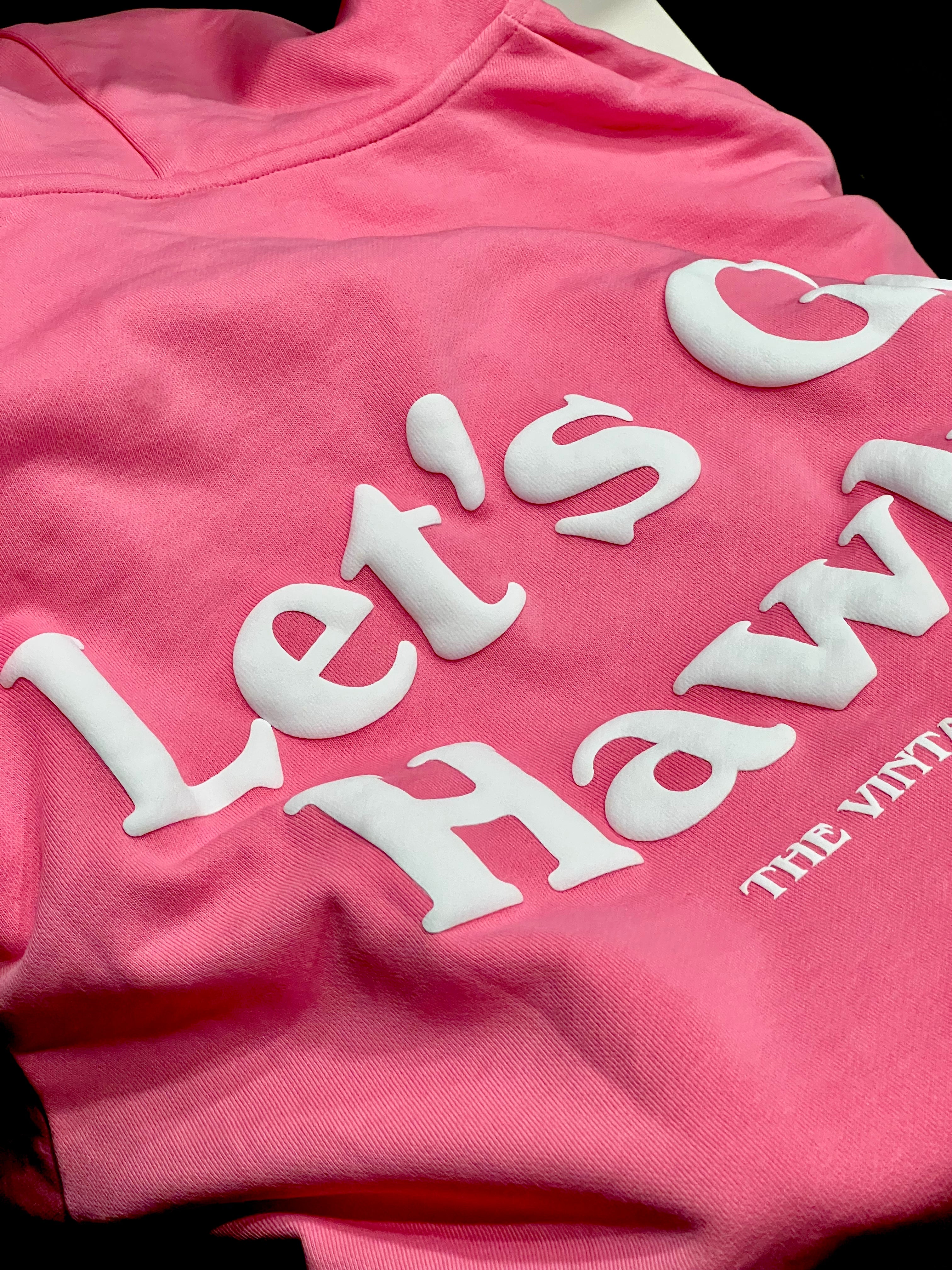Let's Go Hawks Hoodie - Pink