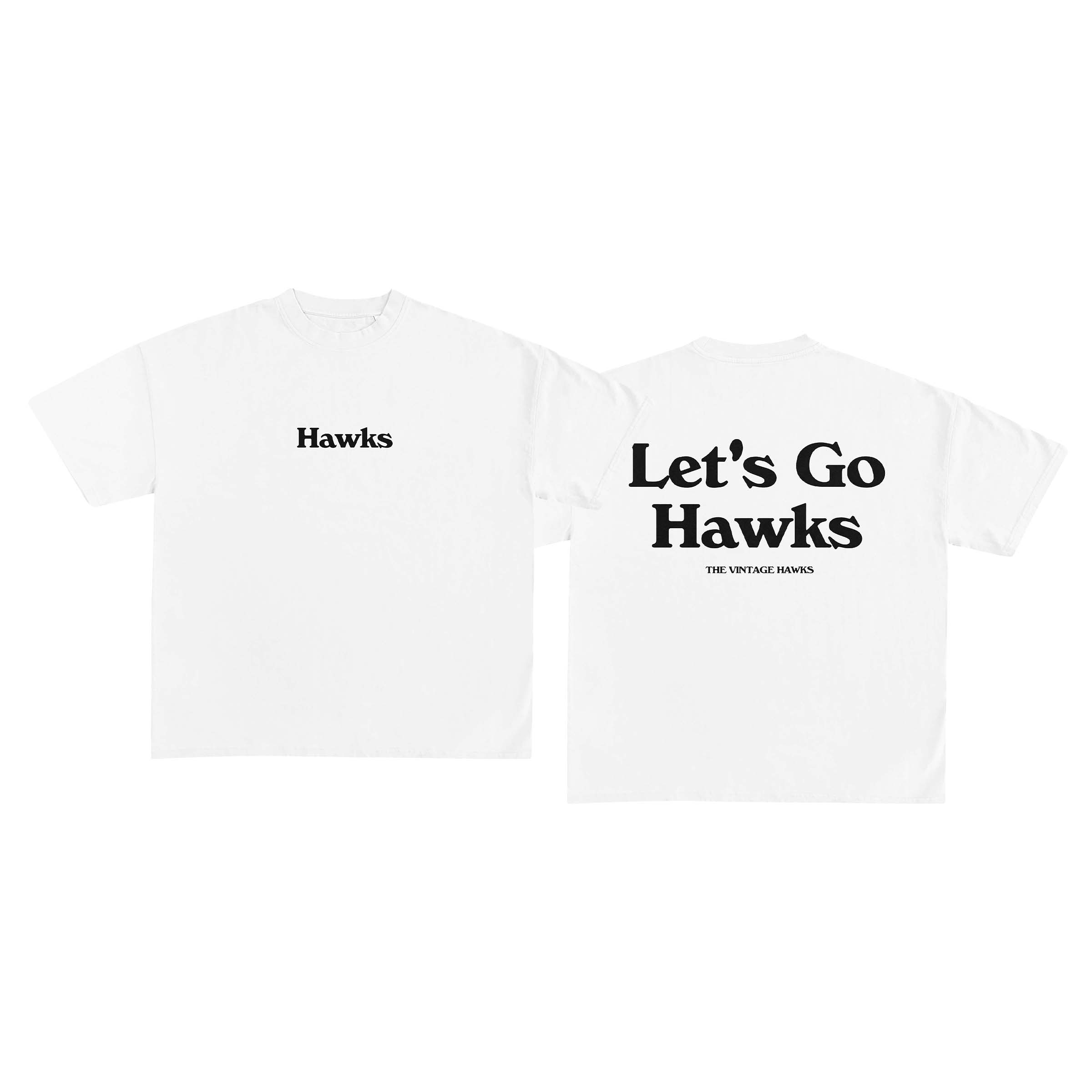 Let's Go Hawks T-Shirt - Black