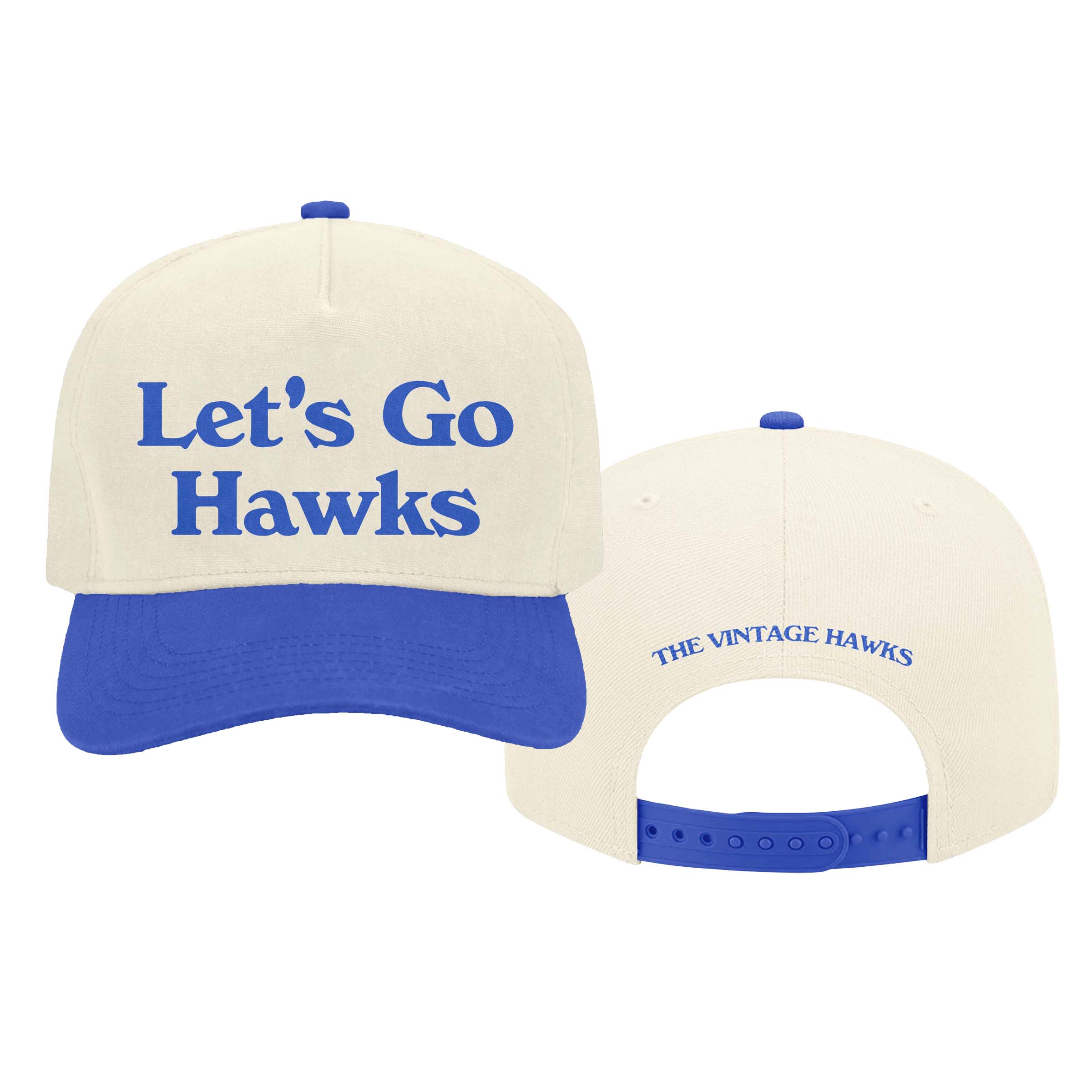 Let's Go Hawks Hat - Blue